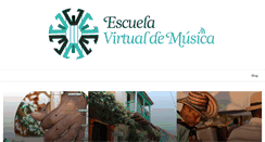 Desktop Screenshot of escuelavirtualdemusica.com